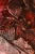 Zbliżenie na kawałki beef jerky, suszona wołowina, suszone mięso wołowe od Zasuszone
