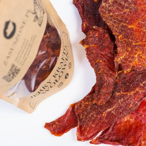 Suszona wołowina 40g Beef Jerky Zasuszone - beef jerky z najwyżej jakości wołowiny