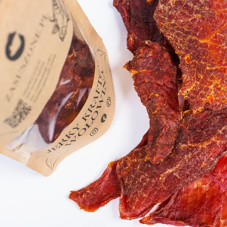 Suszona wołowina 40g Beef Jerky Zasuszone - beef jerky z najwyżej jakości wołowiny